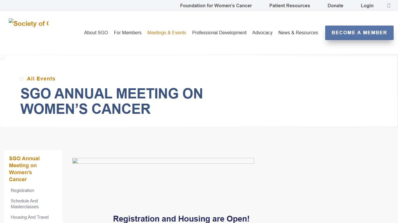 Annual Meeting on Women's Cancer SGO